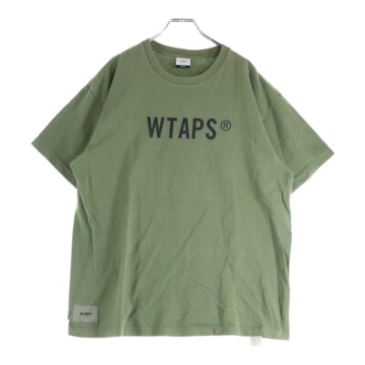 23SS SIGN SS TEE フロントロゴTシャツ 半袖クルーネックカットソー カーキ Bランク
