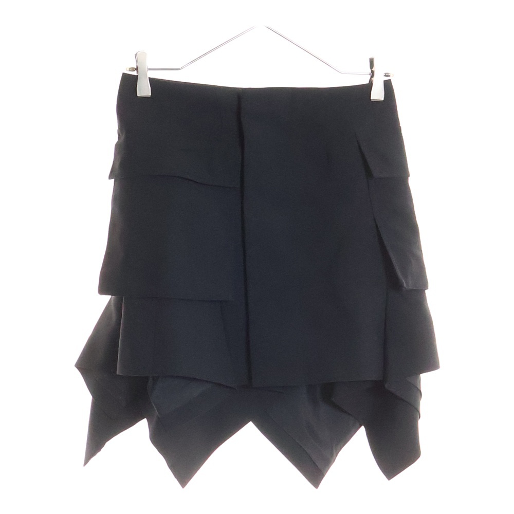 24SS Mini Skirt トープ ペプラム ミニスカート レディース ブラック 24-07044 Bランク