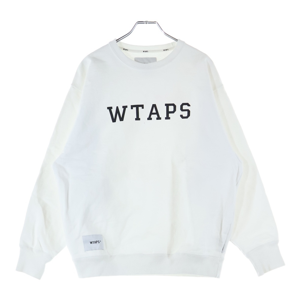ダブルタップス 25SS ACADEMY SWEATER COTTON アカデミー フロントロゴ