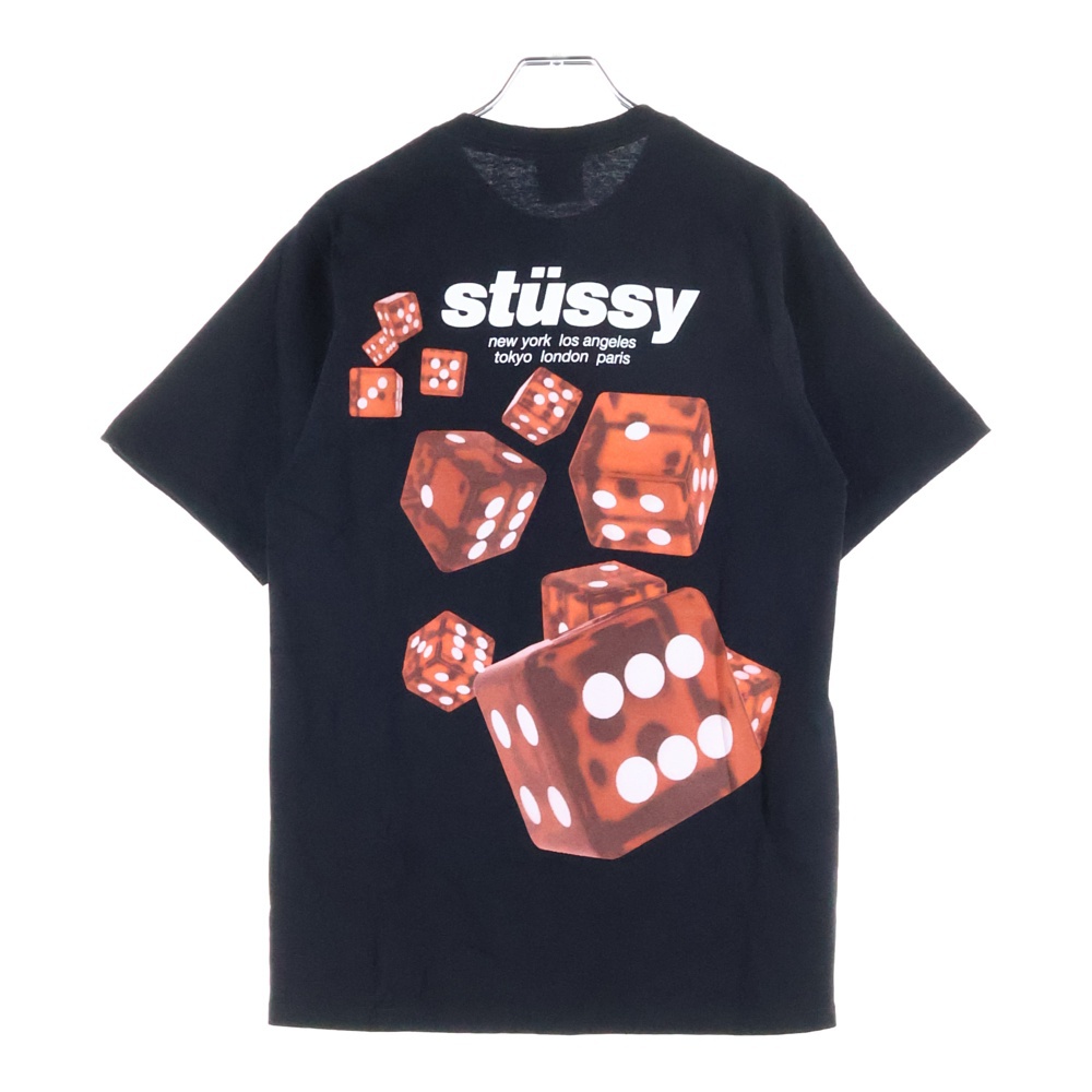 Rollers Tee ローラー ダイスプリント 半袖Tシャツ カットソー ブラック Bランク