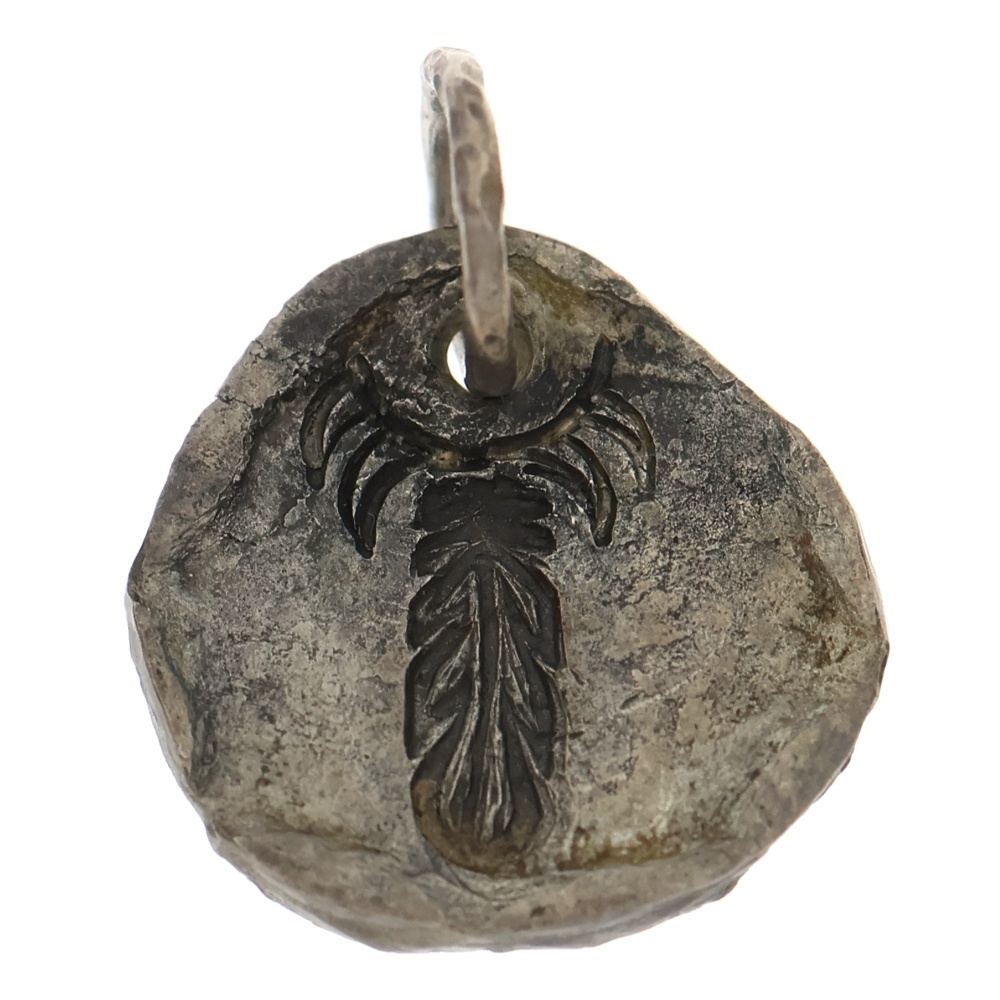 ザ ビンゴブラザーズ フェザー刻印 タタキメタル小 ペンダントトップ