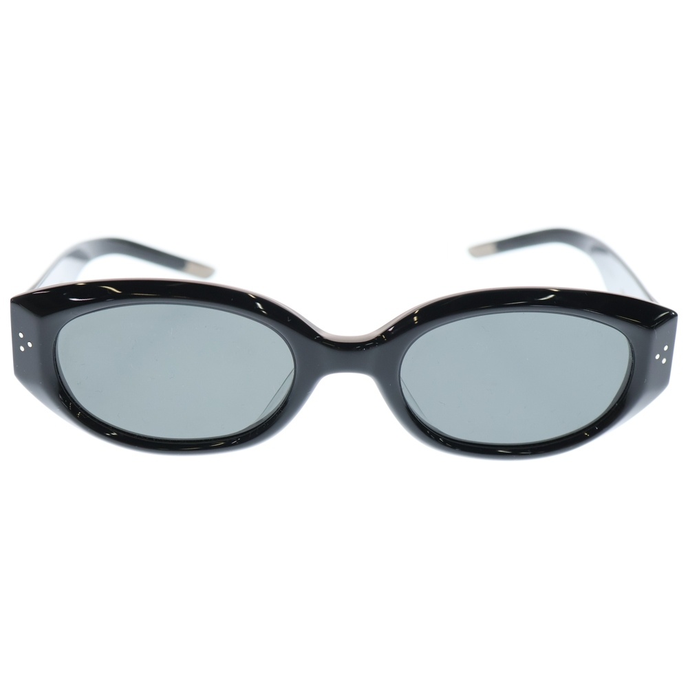 VOID 01 オーバルサングラス メガネ ブラック/シルバー Bランク