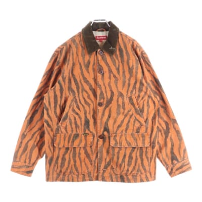 21SS Barn Coat Tiger バーンコート 総柄 ワークジャケット オレンジ Bランク