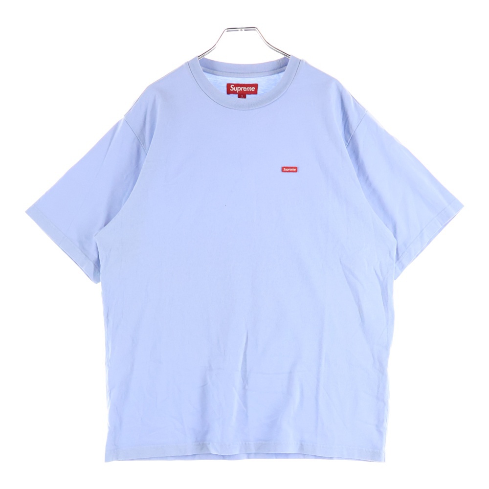 25SS Small Box Tee スモールボックスロゴ クルーネック 半袖Tシャツ カットソー ブルー Aランク
