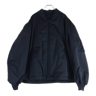 M CLASSIC BOMBER JACKET クラシック ポリエステル ボンバージャケット ブルゾン ブラック GK4481 Aランク