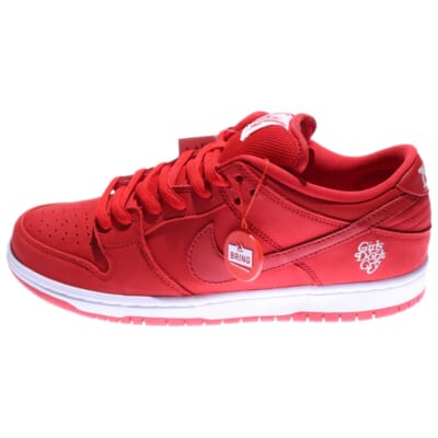 ×Girls Don't Cry SB DUNK LOW PRO QS ガールズ ドント クライ ダンク ローカットスニーカー レッド US8.5/26.5cm BQ6832-600 Sランク