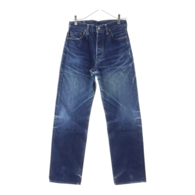 90S VINTAGE 501XX BIG E ボタン裏555 ヴィンテージ ストレートデニムパンツ インディゴ 501 0003 Bランク