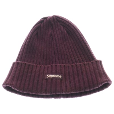 23SS Overdyed Beanie オーバーダイ ビーニー ニット帽 帽子 ボルドー Bランク