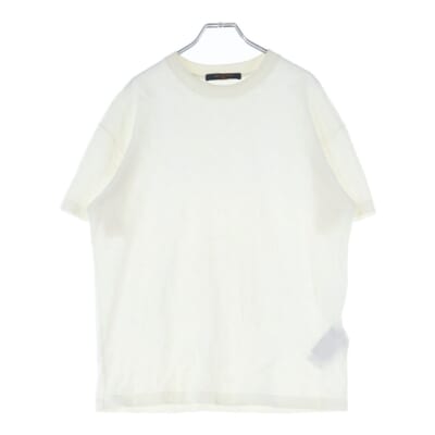 24AW モノグラム フィルクーペコットン クルーネック 半袖Tシャツ カットソー ホワイト RM242MM JER HRY03W Bランク