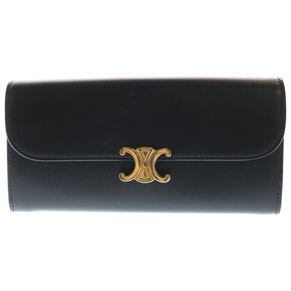 セリーヌ トリオンフ ロングウォレット 長財布 カードケース ブラック