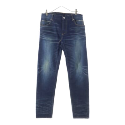 ユーズド加工 テーパード デニムパンツ ジーンズ インディゴ RH15291D008 Bランク