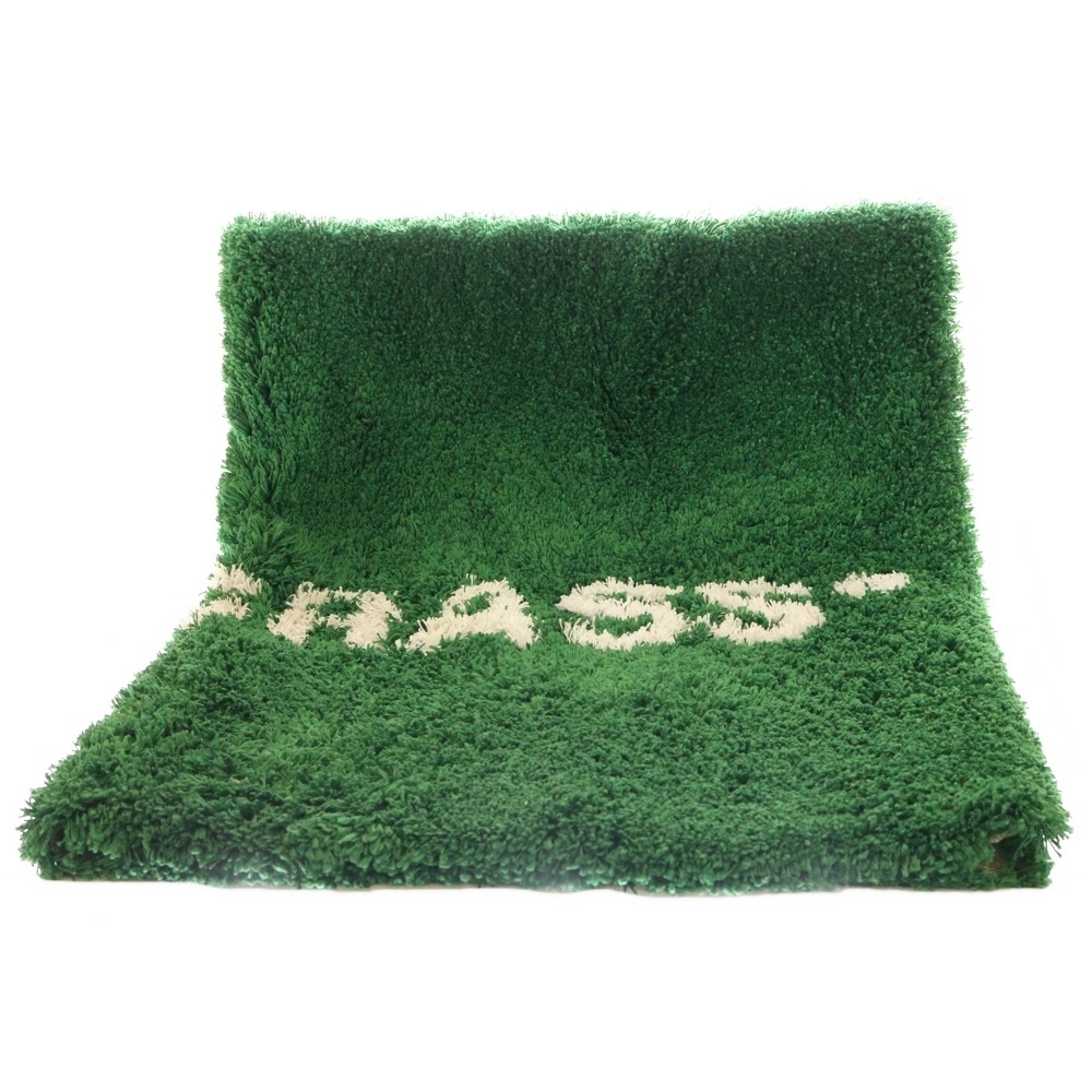 ×IKEA MARKERAD WET GRASS イケア マルケラッド ラグマット カーペット グリーン Bランク