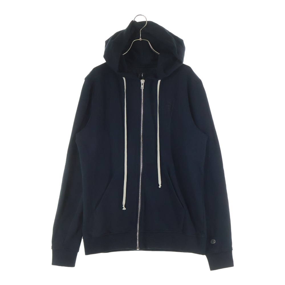 ×Champion JASONS ZIP HOODIE ジップアップパーカー ブラック Bランク