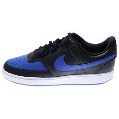 COURT VISION LO コート ビジョン ローカット スニーカー ブラック/ブルー US9.5/27.5cm DM8681-001 Sランク