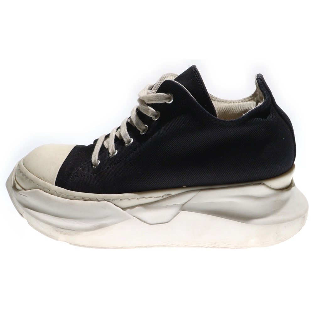 ABSTRACT LOW SNEAK アブストラクト ボリュームソール キャンバスローカットスニーカー ブラック/ホワイト 37648 Bランク