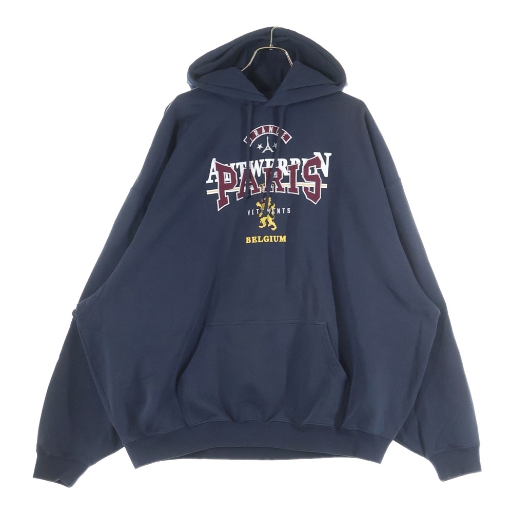 ヴェトモン 25SS MERGED DOUBLE HOOD EMBROIDERED TOURIST UA65HD600N