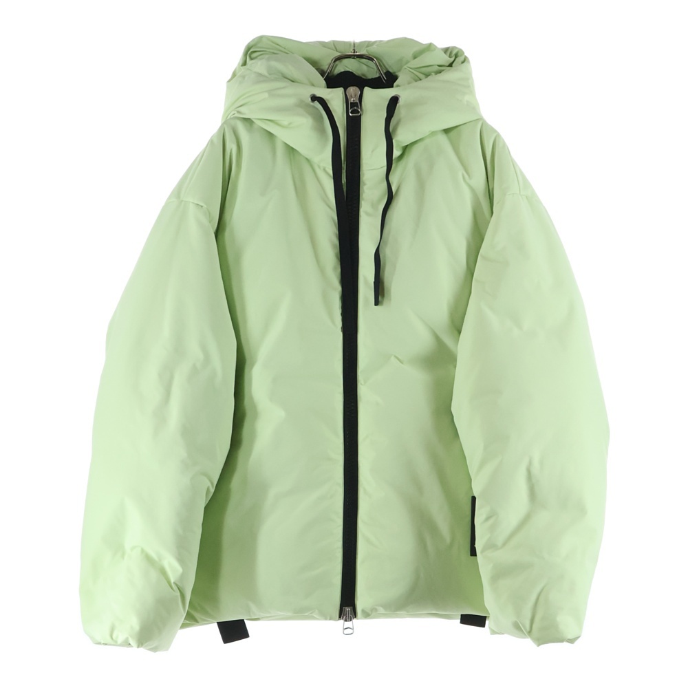 Lithium Jacket 2．0 ナイロンフーデッドダウンジャケット イエローグリーン OAMT440701 Bランク