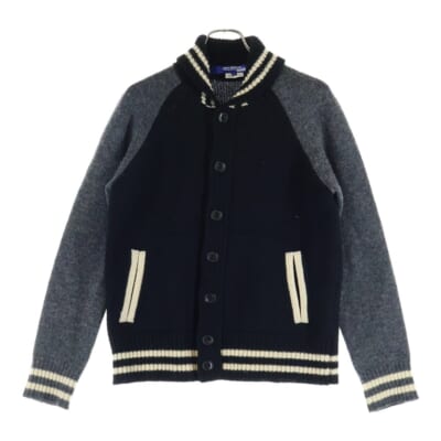 11AW カウチン ニットスタジャン ブラック/グレー WH-N017 Bランク