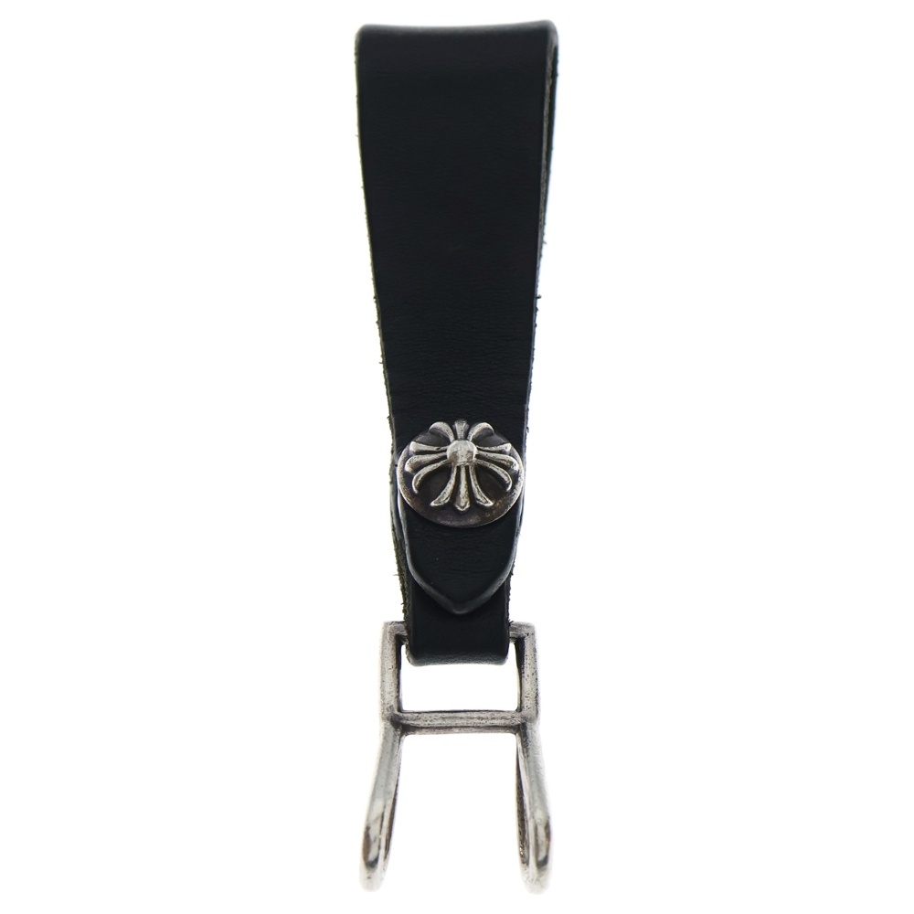 クロムハーツ BELT LOOP クロスボールボタンレザーベルトループ