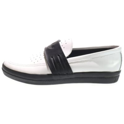 ×BROOKS BROTHERS acapulco nakel ブルックスブラザーズ アカプルコ ローファー 2018年製 ブラック×ホワイト Bランク