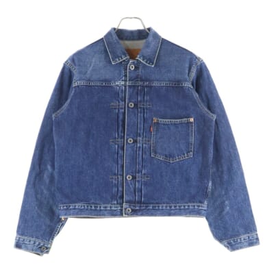 90s VINTAGE 71506 XX BIG E 大戦 復刻 ボタン裏刻印J02 デニム ジャケット インディゴ Bランク