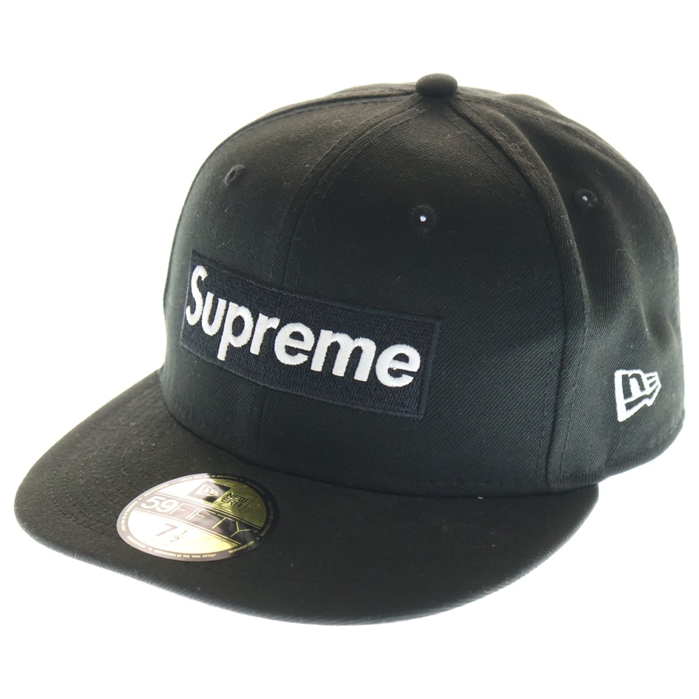 22AW ×NEW ERA Money Box Logo Cap マネー ボックスロゴ 6パネル ベースボールキャップ 帽子 ブラック Bランク