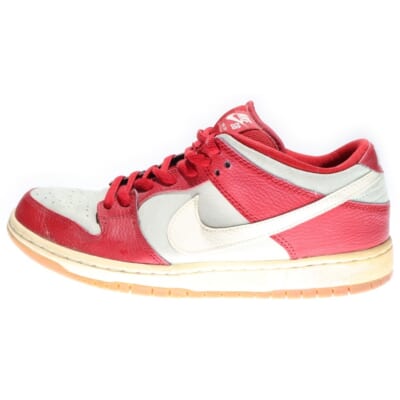 【観賞用 15年製】DUNK LOW PRO Valentine's Day 304292-612 ダンクロープロ バレンタインデー ローカットスニーカー レッド/グレー US10/28cm Cランク
