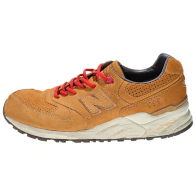 xSTUSSY ×UNDEFINED 999 ML999UND ステューシー アンディフィード レザーローカットスニーカー ブラウン US10/28cm Cランク