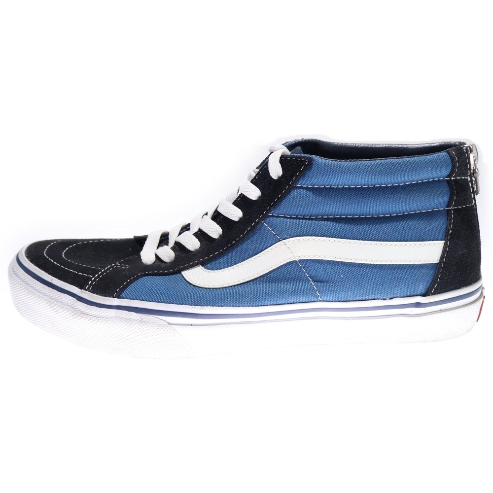 ×SOPHNET SK-8 MID 57444-0001 ソフネット スケートミッド ミッドカットスニーカー ブルー/ブラック US9H/27cm Bランク