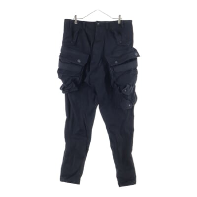 23AW TROUSERS FOR MALE マルチポケット サルエルパンツ ブラック 839PAM3 Bランク