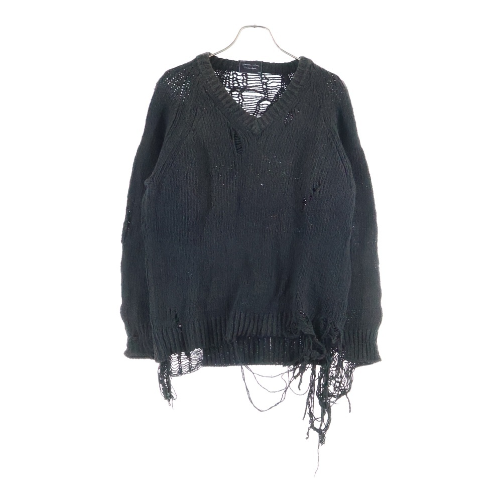 03AW カート期 Grunge Knit グラウンジニット ダメージ加工 ブラック Bランク