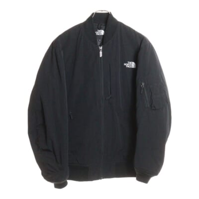 INSULATION BOMBER JACEKT インサレーション ジップアップ ボンバージャケット ブルゾン ブラック NY82132 Bランク
