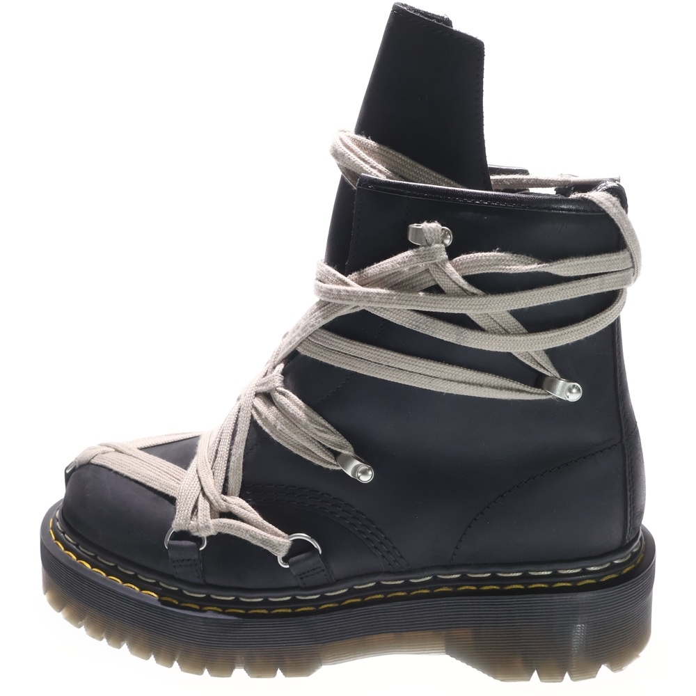 ×Dr.Martens 1460 Quad Sole Mega Lace Boot ドクターマーチン メガレース サイドジップ ハイカットブーツ ブラック 41818001 Aランク