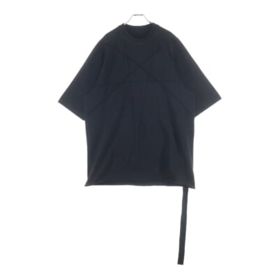 24SS PANELLED KNIT JUMBO ペンタシームジャンボ 半袖Tシャツ カットソー DU01D1274-RIGET1 ブラック Bランク