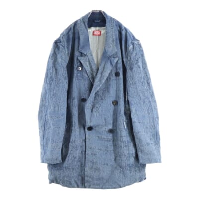 25SS D-PEKKA-FSG2 ダメージ加工 デニムコート インディゴ A19364 Bランク