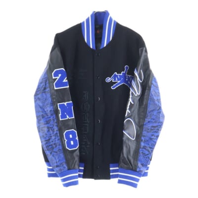 ×Jordan Varsity Jacket ナイキ ジョーダン バーシティジャケット ブラック/ゲーム ロイヤル FQ5439-010 Bランク