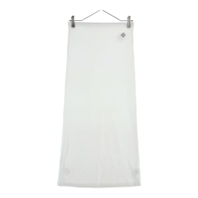 CH総柄 ワンピース ベアトップ レディース ホワイト Bランク