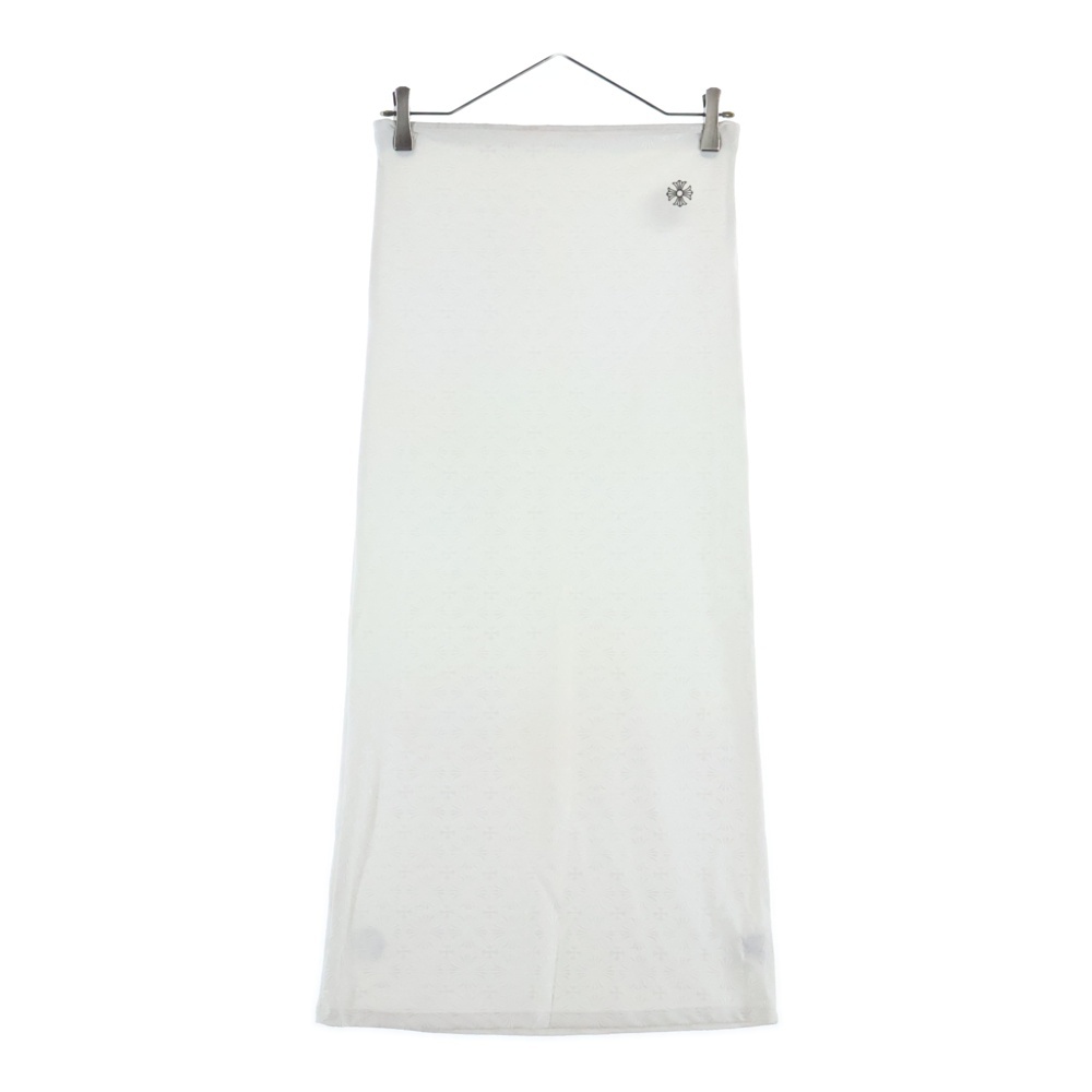 CH総柄 ワンピース ベアトップ レディース ホワイト Bランク