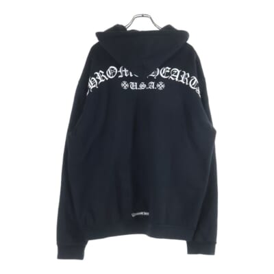 SWTSHRT HD ZIP Tバー ダガージップ バックアーチロゴジップパーカー ブラック Bランク