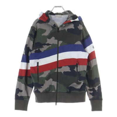 MAGLIA CARDIGAN E10918426500 マグリア フロントジップアップパーカー フーディ カモ Bランク