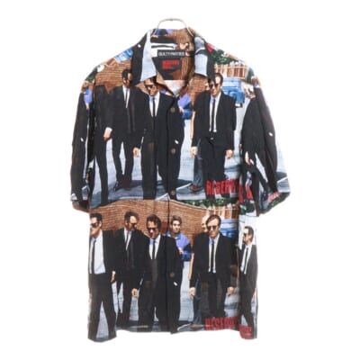 RESERVOIR DOGS HAWAIIAN S/S SHIRT RD-WM-HI02 レザボアドッグス タランティーノ ハワイアン 半袖シャツ 総柄 マルチカラー Bランク