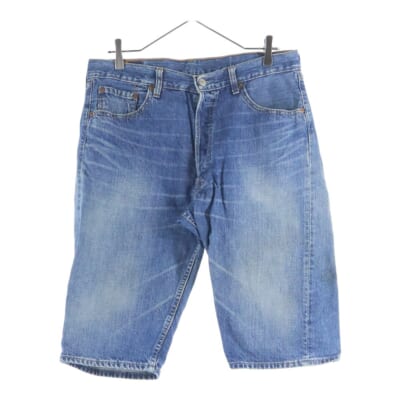 00S VINTAGE 501-0120 ボタン裏359 スモールE デニムハーフパンツ ショーツ ジーンズ インディゴ Bランク