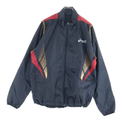 Nylon Jacket XTW50F フロントロゴナイロンジャケット ウィンドブレーカー ブラック Bランク