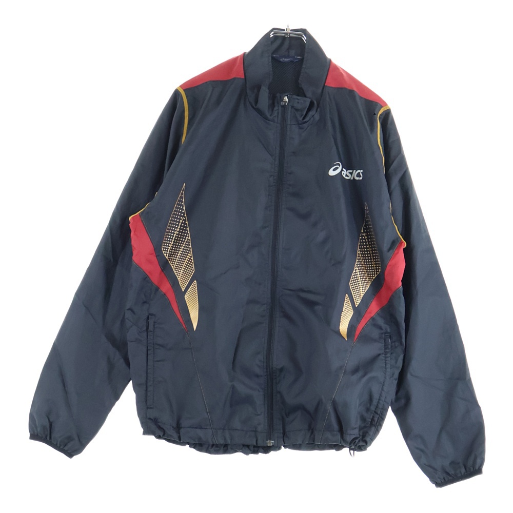 Nylon Jacket XTW50F フロントロゴナイロンジャケット ウィンドブレーカー ブラック Bランク