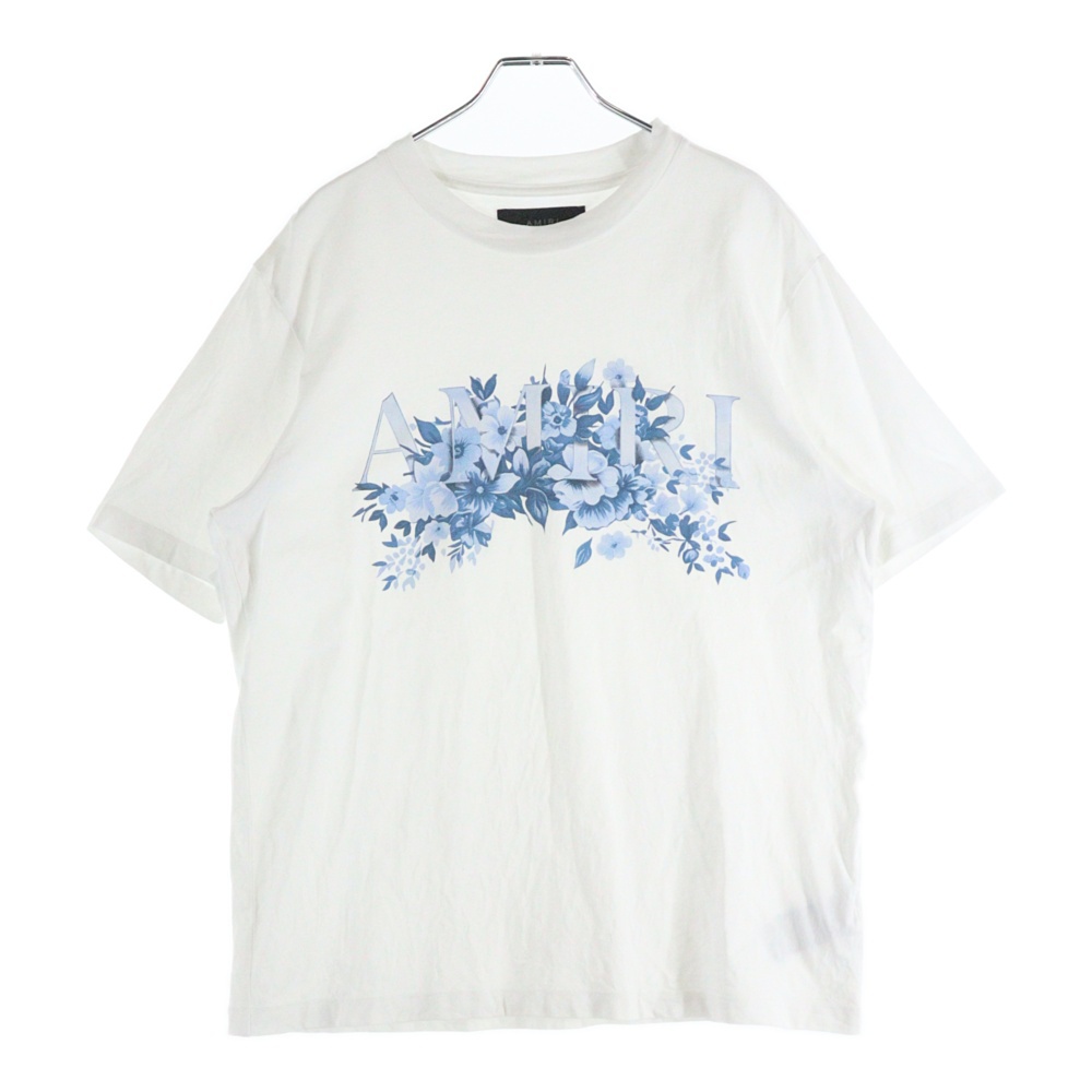 Garden Tee AMJYTE1192 ガーデンプリント クルーネック半袖Tシャツカットソー ホワイト Bランク