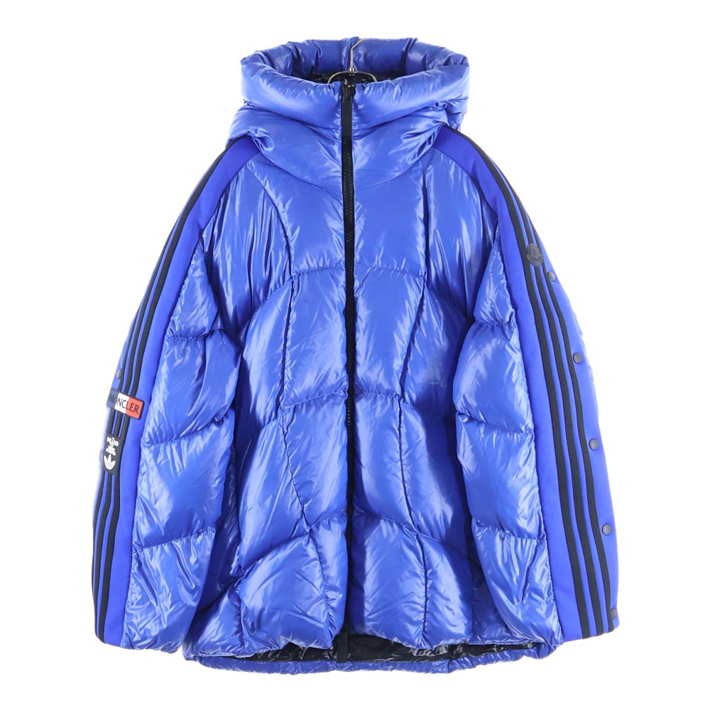 × adidas BEISER DOWN JACKET I209S1A00012 ×アディダス ショート ダウンジャケット ナイロン ブルー Bランク