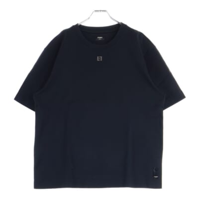 25SS メタリックロゴ 半袖Tシャツ クルーネックカットソー ブラック FY0936 ARYY Aランク