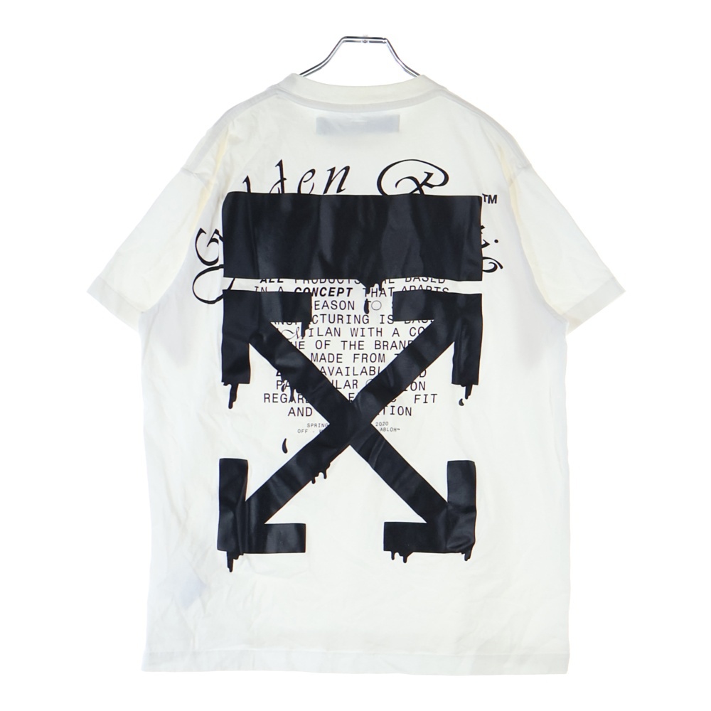 オフホワイト 20SS Dripping Arrows T-Shirt ドリッピング アロー 半袖