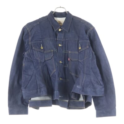 25SS ×sacai Women's Denim Jacket サカイ デニムジャケット インディゴ 25-07781 Bランク