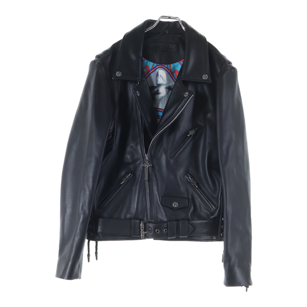 ×ROBERT MAPPLETHORPE JJ DEAN ロバートメイプルソープ ジェージェーディーン レザーライダースジャケット ブラック Aランク